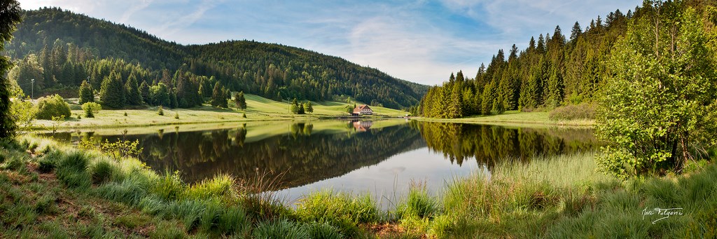 Lac de la ténine ( La Bresse - Vosges )