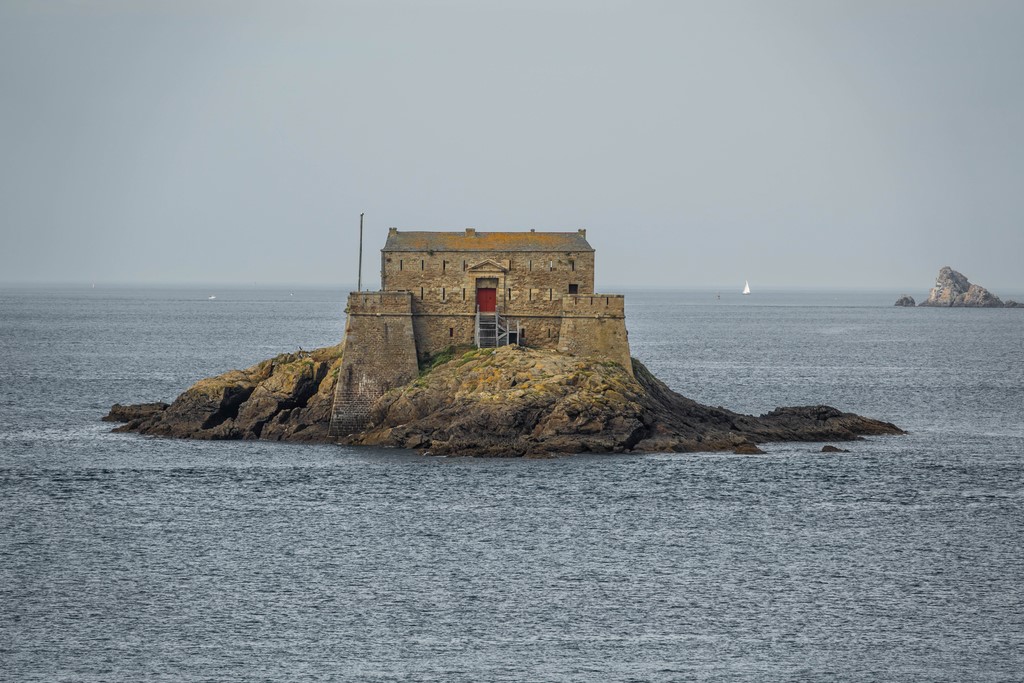 Pnorama Saint Malo depuis le Fort National ( Bretagne )